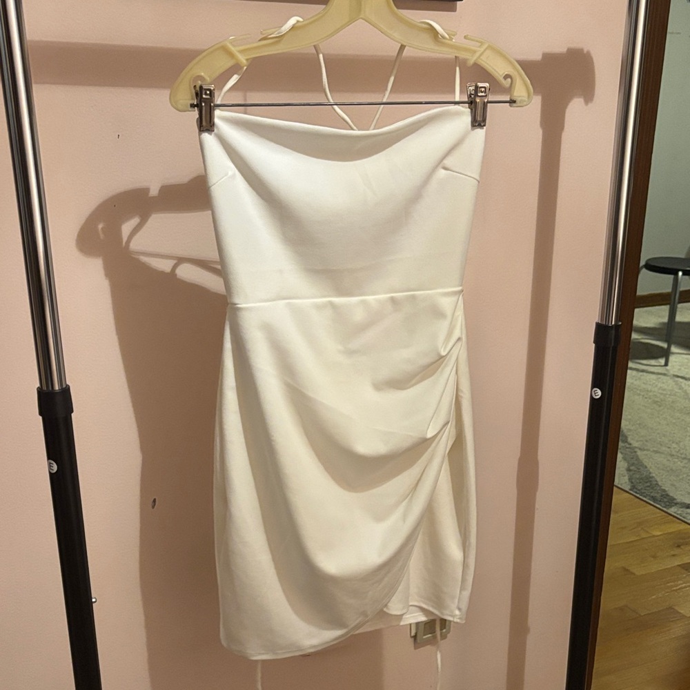 Windsor Strapless White Dress
